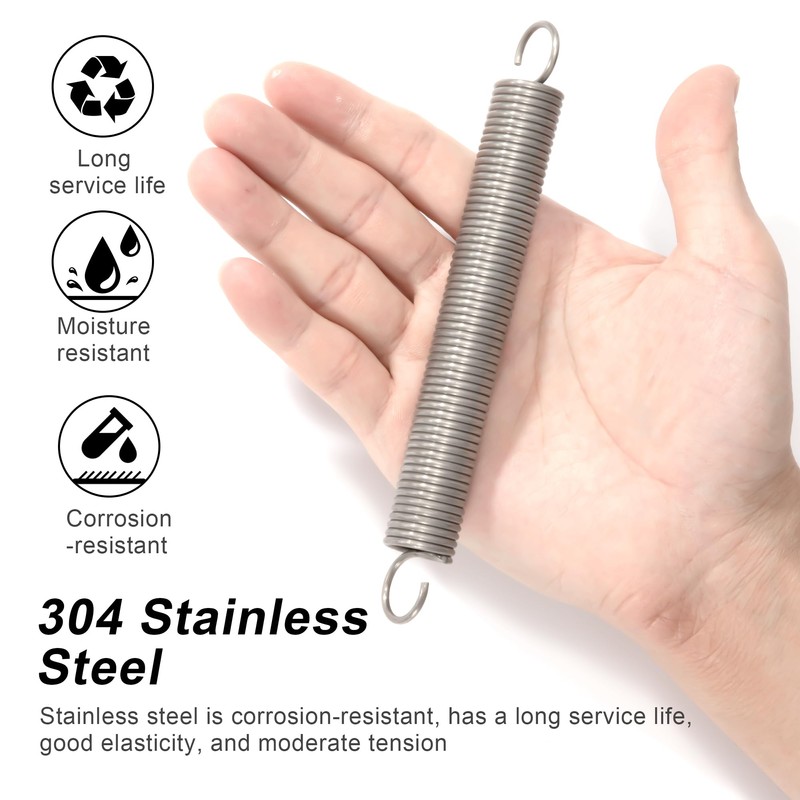 GUNGY Tension Springs with Hooks Stainless Steel Tension Spring Tension
