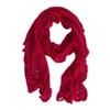 Invero, Merino Scarf Lilly 100% Wool, magenta