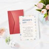 Qiavor Funny Poem Mother's Day Card for Daughter-In-Law, Romantic Mother's