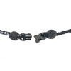 ★ gerumaniumutitannekkuresu ★ Black and White Letters ★ 49 cm Length