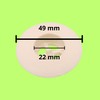 20mm White Plastic Corner Sink Waste for Camper or Caravan