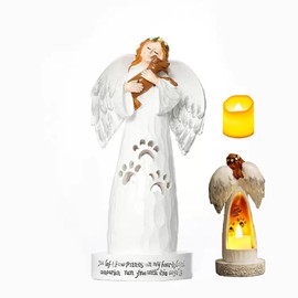 Pet Memorial Gifts for Dogs, Dog Mom Gifts for Women, Pet Loss Sympathy Gift, Angel Figurines Reminder