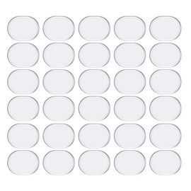 30Pcs Drum Dampeners Gel Pads, Silicone Drum Silencers Soft Drum Dampening Gel Pads Drum Mute Pads for for Drums Cymbals Tone Control (Clear)