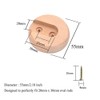 Btibpse Oval Closet Rod Flange Wood Closet Pole Socket End