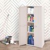 YOPIDO Storage Cabinet Large Tall, 2 Doors and 4 Levels,Garage