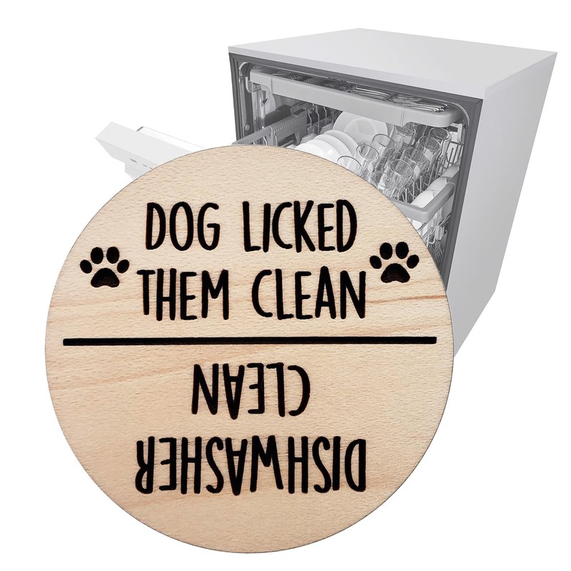 Funny Kitchen Gadgets Clean and Dirty Sign for Dishwasher, Apartment