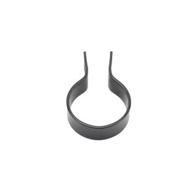 Ozark Fence & Supply Steel Black Coated Steel Brace Band: Brace Bands for Chain Link Fence Post - Rust-Resistant, Durable, Easy Install. Includes Required Bolt. (4", 12)