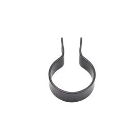 Ozark Fence & Supply Steel Black Coated Steel Brace Band: Brace Bands for Chain Link Fence Post - Rust-Resistant, Durable, Easy Install. Includes Required Bolt. (4", 12)