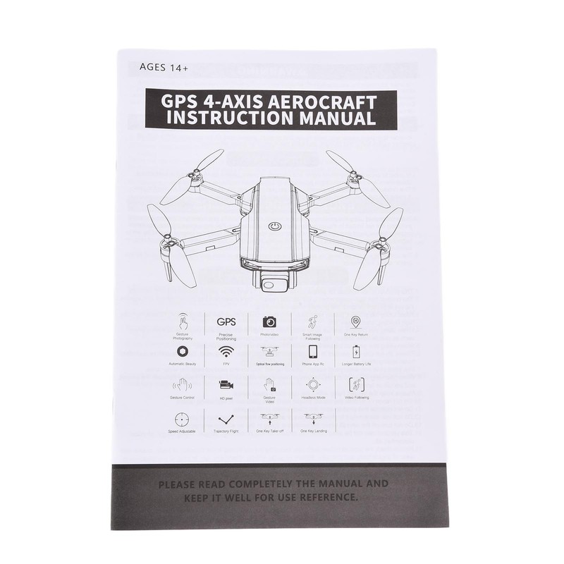 S2 4 Axle RC Folding Aircraft HD Cameras Brushless Motor