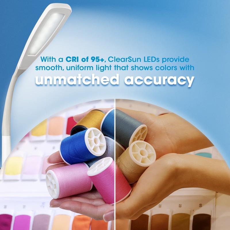 OttLite LED Desk Lamp with Tablet & Smart Phone Stand-