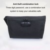 Smell Proof Bag with Combination Lock Carbon Lined Odor Proof