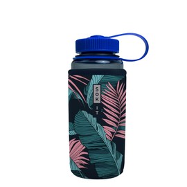 Sok It Botl Sok Water Bottle Sleeve Insulated Neoprene Cover (Midnight Tropics, Fits 16oz Nalgene)