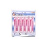 Gouriki Industry E-Clip, Medium, Clear Pink, 10 Pieces