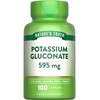 Nature's Truth Potassium Gluconate 595mg | 100 Caplets | Vegan,