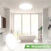 zemty LED Ceiling Light, Dimmable, 24 W, 3200 lm, RGB