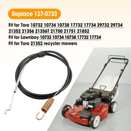 21 Inch Traction Cable Lawn Mower Replace 127-0733 Compatible with Toro 10732 10734 10738 17732 17734 29732 29734 21352 21356 21356T 21750 21751 21852 Lawnboy 10732 10734 10738 17732 17734