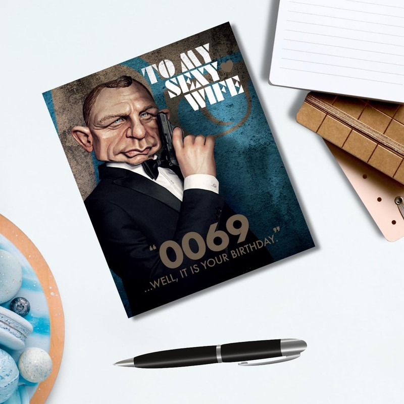 Spitting Image, Wife Birthday Card, Birthday Card Wife, Funny Birthday