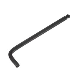 sourcing map 8mm Ball End Hex Key Wrench, L Shaped Long Arm CR-V Repairing Tool, Black