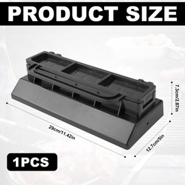 Kebab Maker Machine, Plastic Kebab Maker Press Kebab Maker Barbecue Skewers Reusable Easy Kebab Maker Grill Tool Utensils for Outdoor Barbecue Turkish Party Kebab BBQ Gadget (Black)