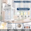 Advanced Motion Sensor Outdoor Lights 2 Packs - White Dusk