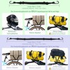 Aibeli Motorcycle Luggage Straps, Bike Rack Straps, Bungee Cords with