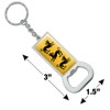 GRAPHICS & MORE Game of Thrones Clegane Sigil Keychain Rectangle