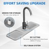 Faucet Mat for Kitchen Sink - Faucet Guard & Draining