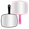 DVHOK 2Pcs Handheld Mirror, Portable Hand Mirror with Hanging Hole