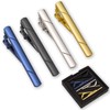 4pcs Tie Clips for Men Tie Clip Tie Bar Tie