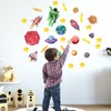 31Pcs DIY Space Spaceship Themed Glowing Home Wall Sticker Luminous
