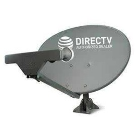 Ready to Install Package : New AT&T Directv HD Satellite Dish SWM5 LNB + RG6 COAXIAL Cables Included Ka/ku Slim Line Dish Antenna SL5 AU9 Single Output W/ 4 Port Splitter