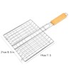 Ashuxxn Set of 2 Barbecue Grill Mesh Grill Basket with