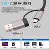 Leehitech USB C Hub, 8 in 2 Docking Station, USB