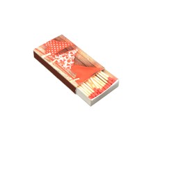 jameitop® XL Matchboxes 4 x Pack of 45 10 cm with Mixed Decorative Design Matches