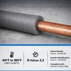 Foam King Insulating Foam Pipe Covers - 12 Pack Choose