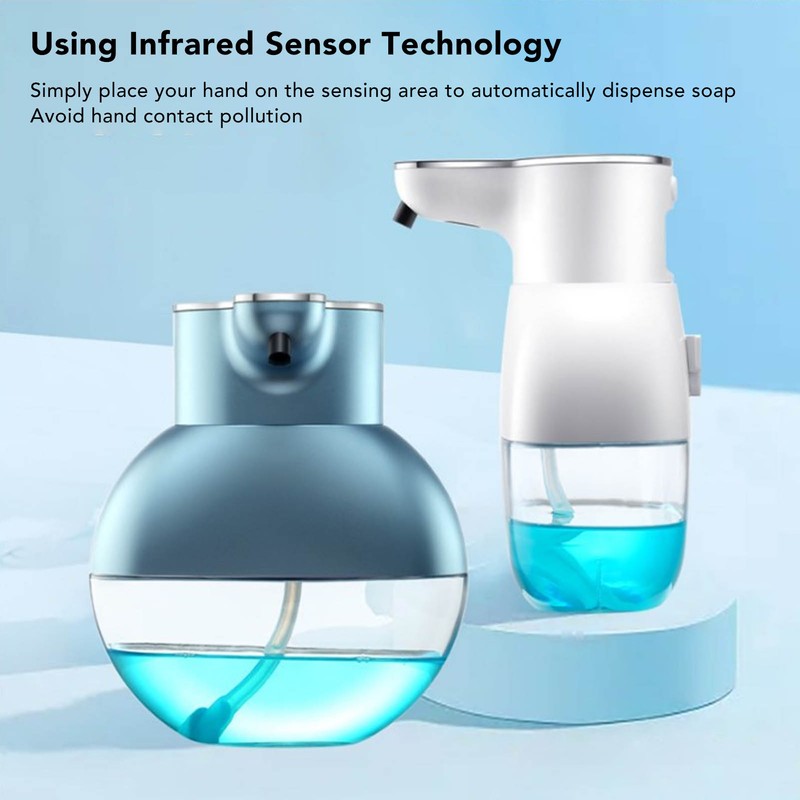Automatic Soap Dispenser Touchless Rechargeable IPX5 Waterproof Wall Mounted Induction