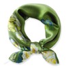 Ciormis 21 Silk square Scarf, women's fashion small 100% Mulberry silk scarf for Hair wrap Scarf (Style 8)