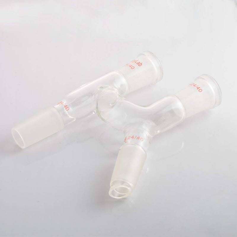 StonyLab 4 Way Claisen Distillation Adapter with 24/40 Joints Connecting