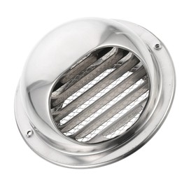 TEHAUX Replacement Stainless Steel Chimney Vent Hood Cover Rainproof Design for Bathroom Exhaust Fans Durable and Lightweight Protects Against Rain and Debris for Pipes