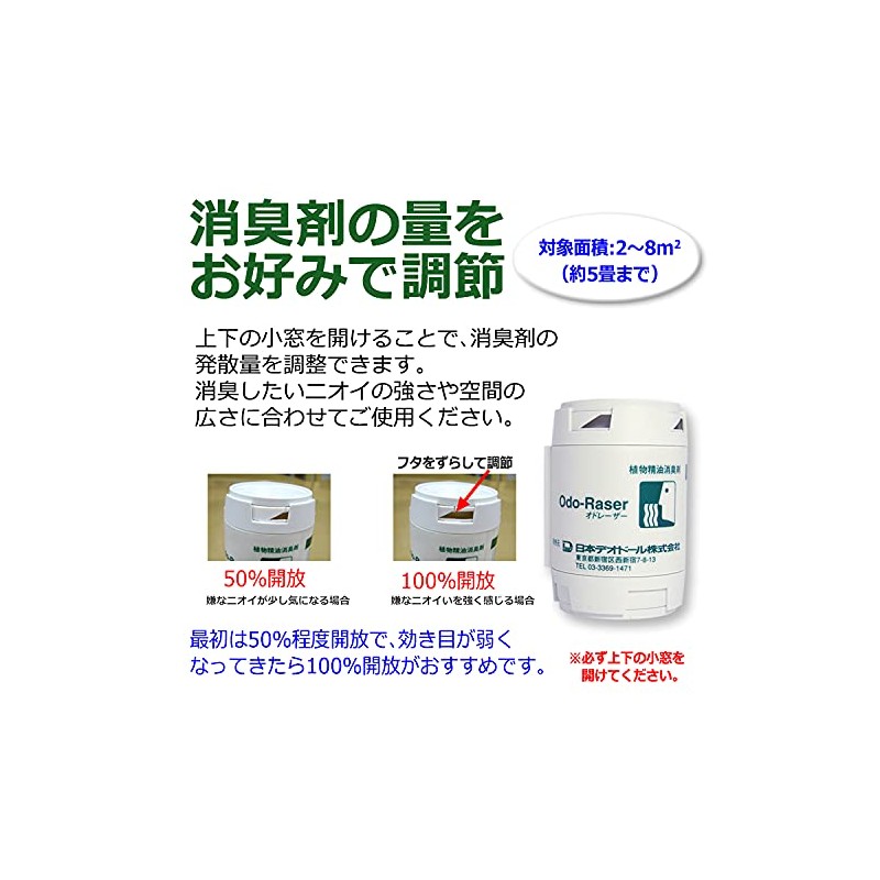 Nippon Deodoror Forest Bath Deodorizer Odelaser, Size S