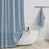 BTTN Extra Long Shower Curtain - 72x96 Inch Long Boho