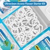 Ultraclean Access Flosser Refill Heads, Compatible with Listerine Ultraclean Access