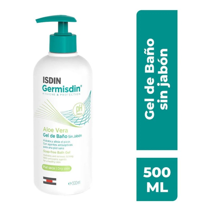 Isdin Germisdin Gel De Ducha Hidratante Alivia Picor 500ml.