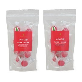 Ichikawa Farm Strawberry Candy, 9 Pieces x 2 Bags, Candy Made in Japan