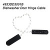 SEIWEI 4933DD3001B Dishwasher Door Hinge Cable Compatible with LG Dishwasher