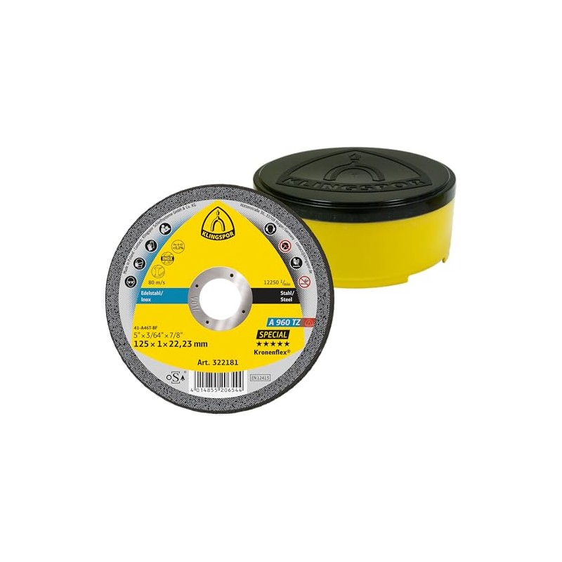 Klingspor 322181 960 TZ Cutting Disc 125 x 1 x
