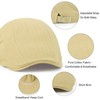 Geyanuo 3Pcs Newsboy Cap for Men Classic Adjustable Flat Cap