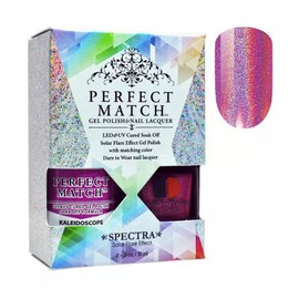 LeChat Perfect Match Spectra Soak off Gel + Nail Lacquer #SPMS01 Kaleidoscope