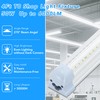 Dzkafycm 4FT LED Shop Lights, 4 Pack T8 Linkable LED