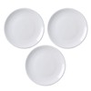 MBBITL Porcelain Appetizer Plates Set of 3, 5 Inch White